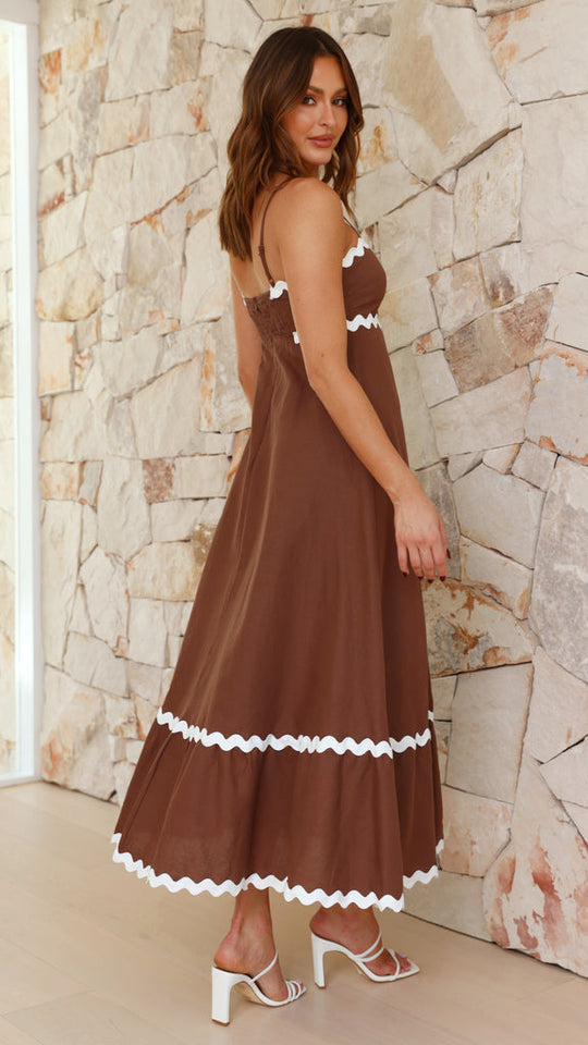 Karma | Langes Trägerkleid für einen eleganten Look