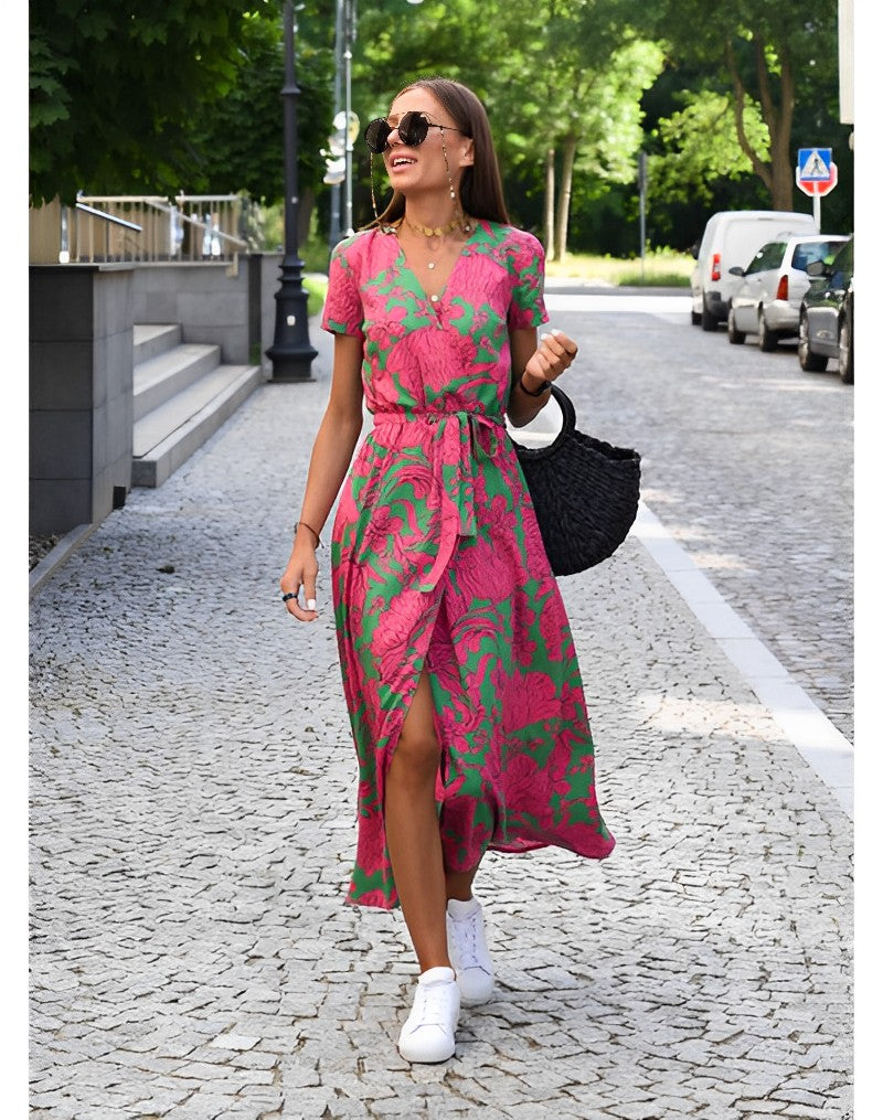 Luisa | Blumenprint-Sommerkleid mit femininer Ausstrahlung