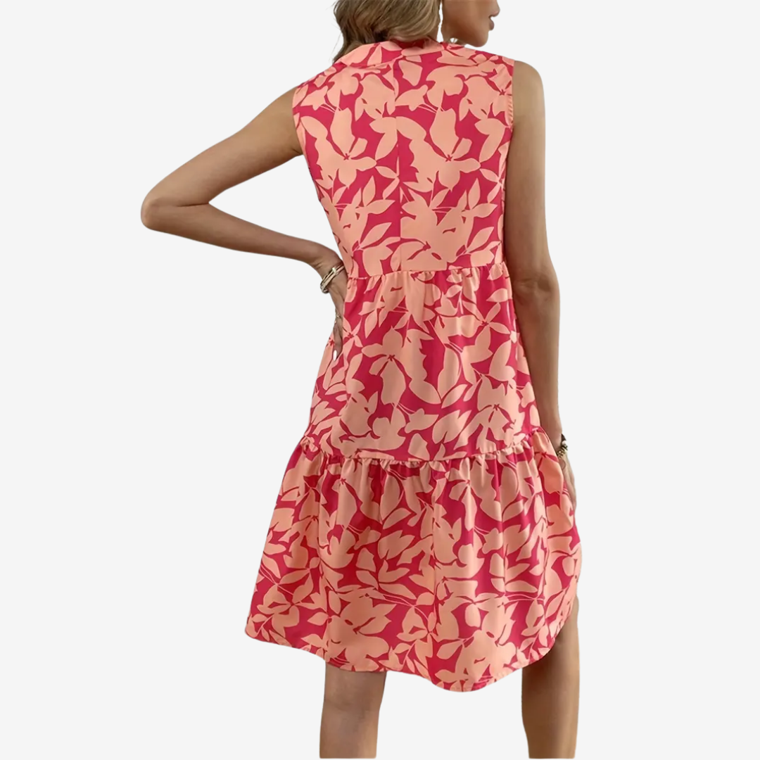 Birgit | Verspieltes Sommerkleid mit floralen Akzenten
