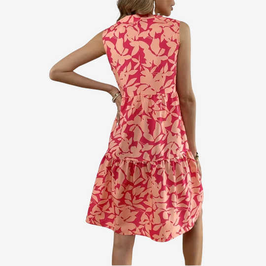 Birgit | Verspieltes Sommerkleid mit floralen Akzenten