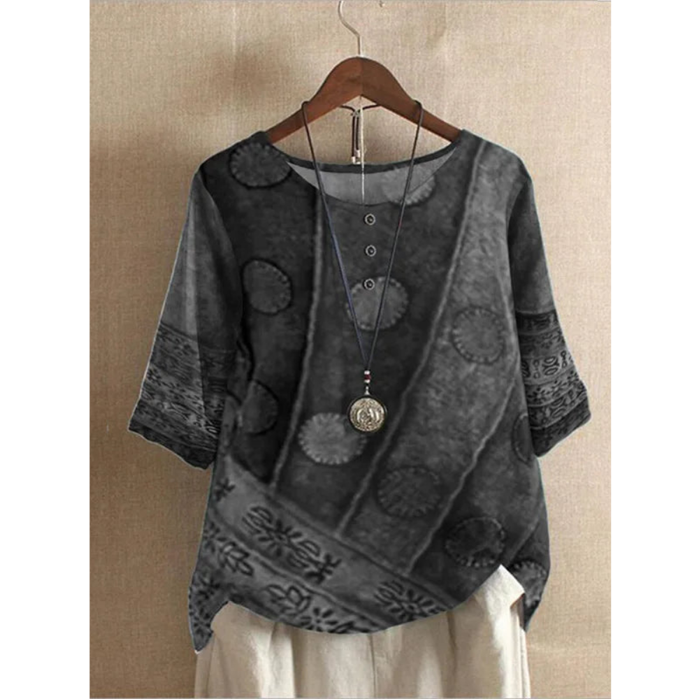 Valarie | Leichtes Patchwork-Oberteil mit künstlerischem Flair