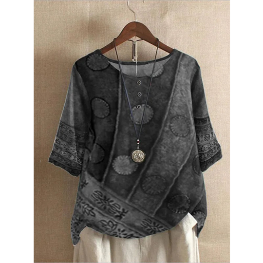 Valarie | Leichtes Patchwork-Oberteil mit künstlerischem Flair