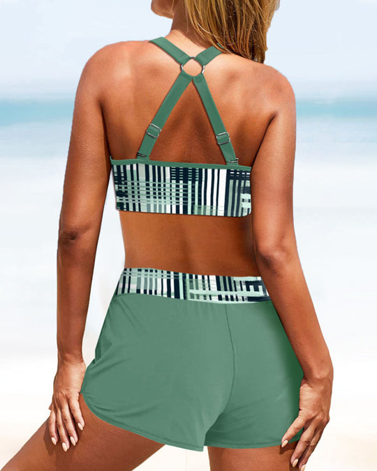 Maike | Bikini-Set mit trendigem Rippdesign und hoher Taille