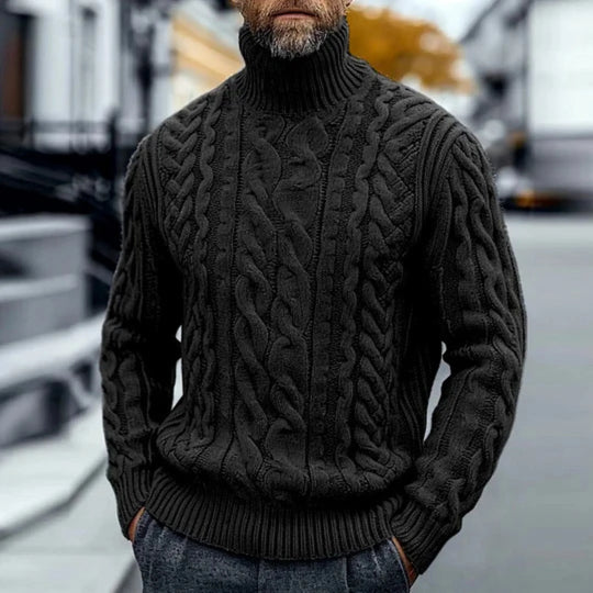 Adriano | Vintage-Pullover mit Zopfmuster