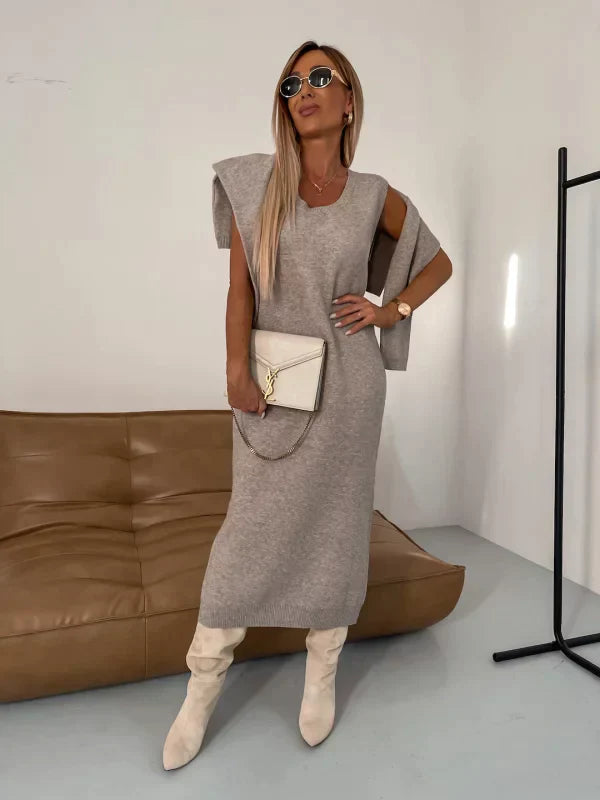 Sonja | Kleid mit Rollkragenpullover