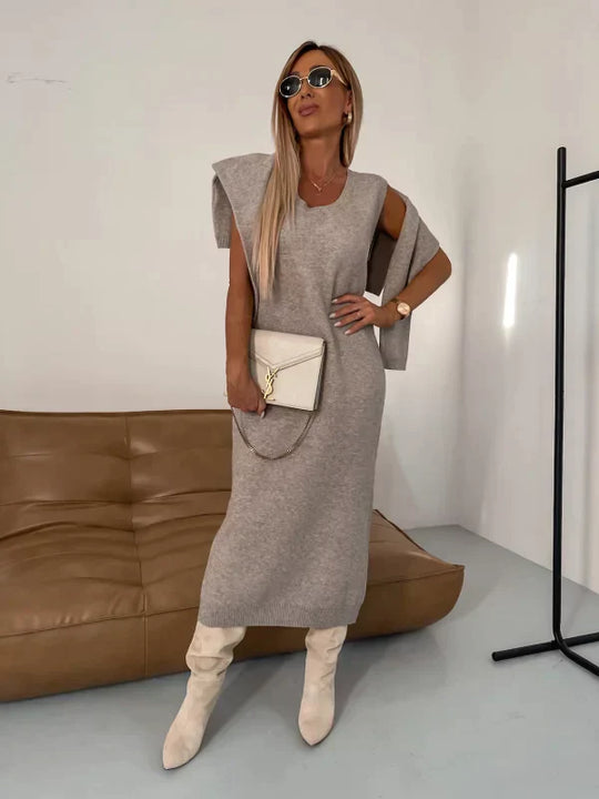 Sonja | Kleid mit Rollkragenpullover