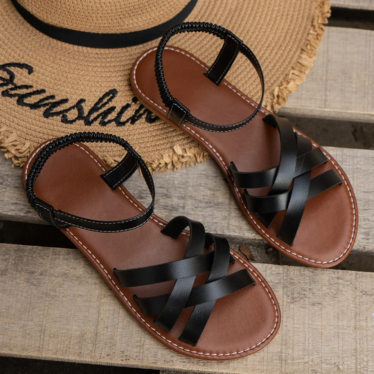 Hiltraud | Bequeme orthopädische Sandalen mit flexibler Passform