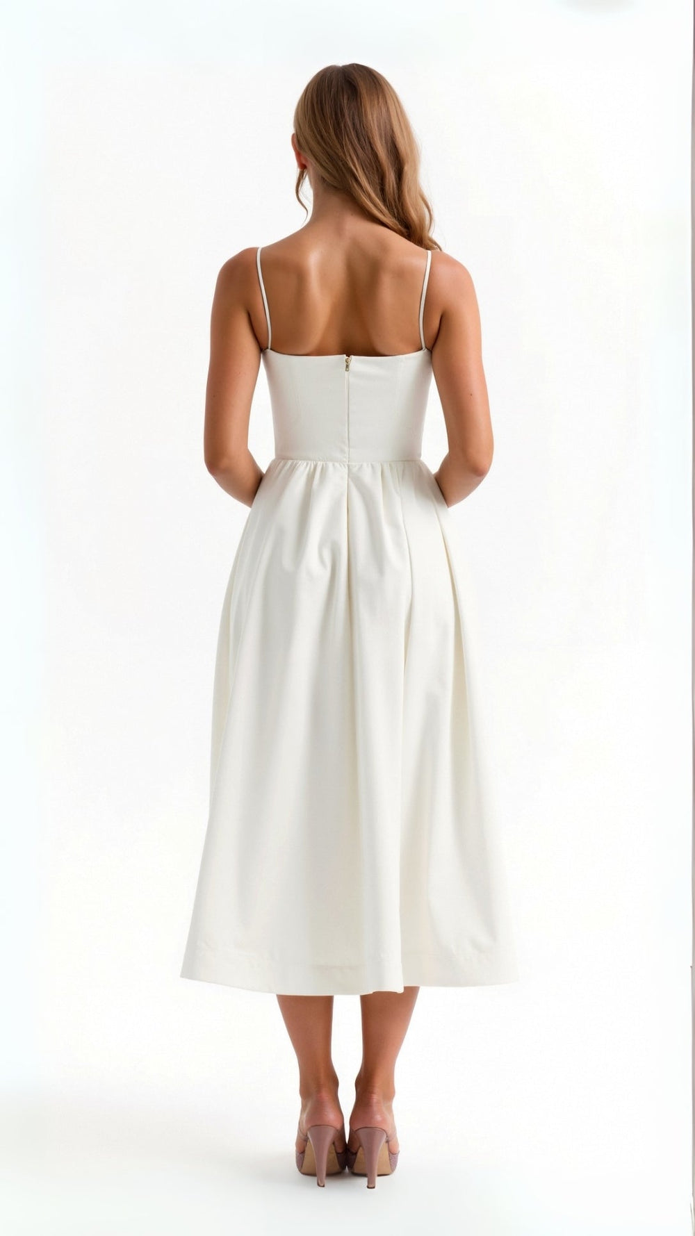Tamara | Fließendes Midikleid mit femininer Silhouette