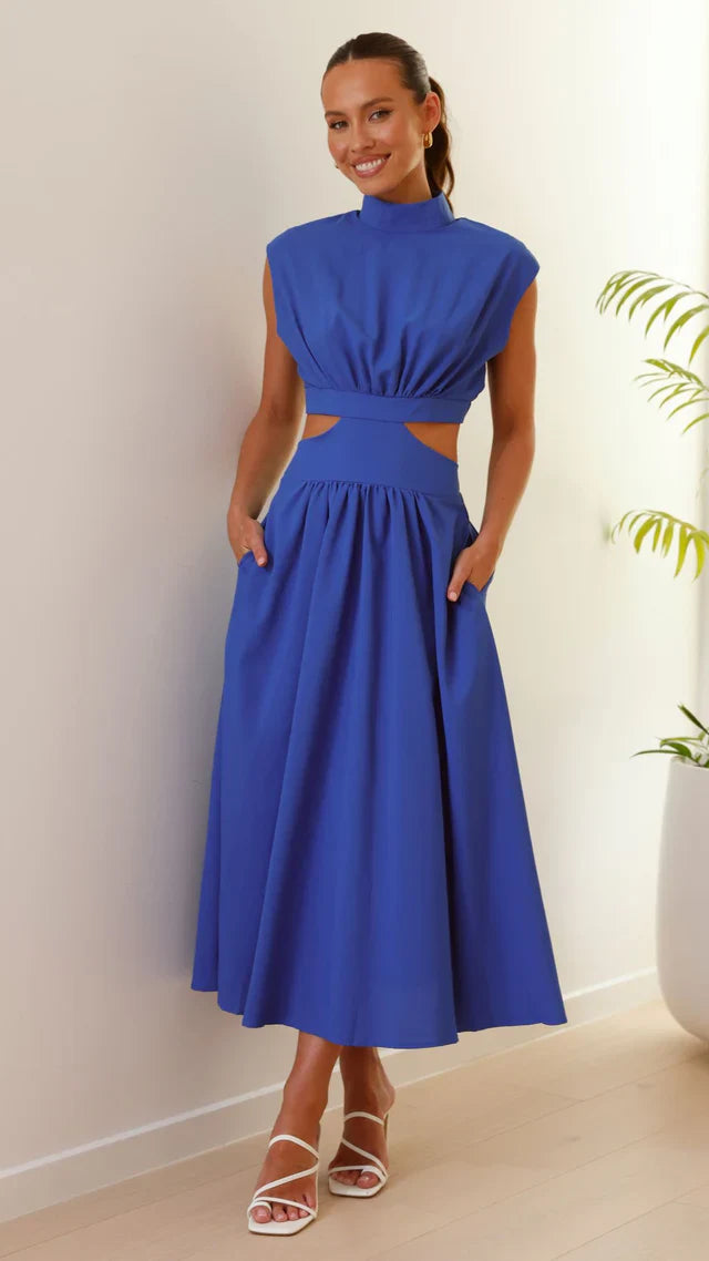Rebecca | Elegantes langes Kleid mit fließender Silhouette