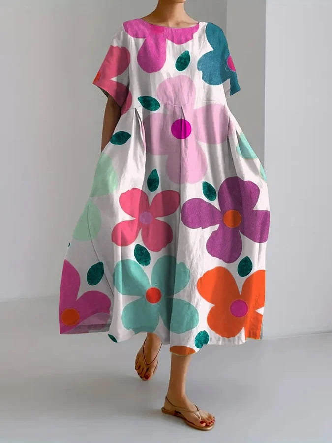 Clara | Verspieltes Sommerkleid mit floraler Leichtigkeit
