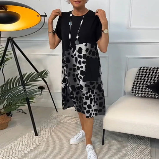 Lina | Luftiges Sommerkleid mit klassischem Rundhals