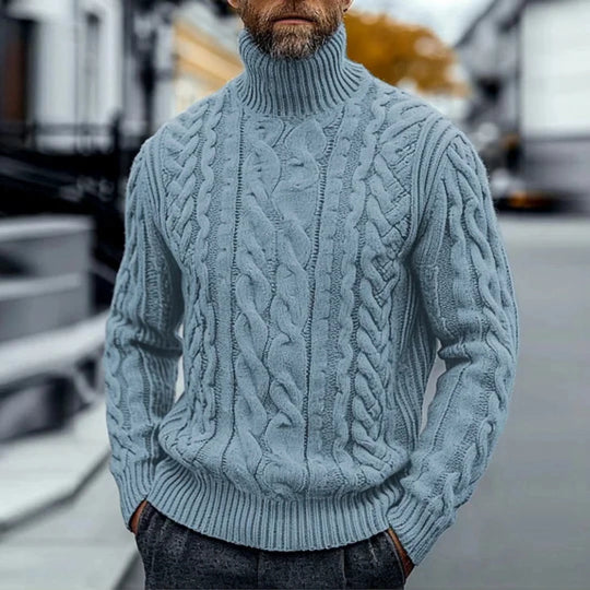 Adriano | Vintage-Pullover mit Zopfmuster