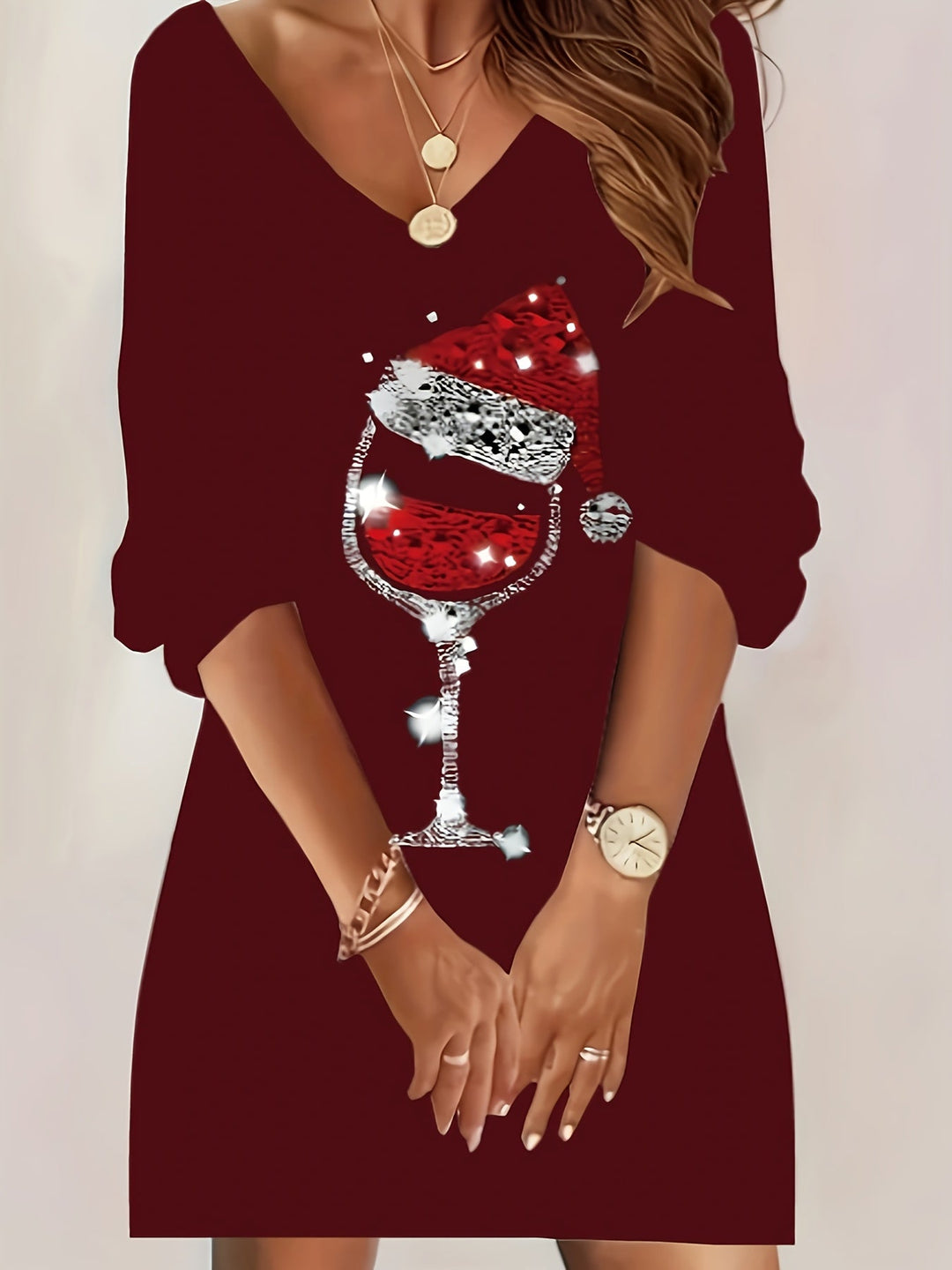Gerda | Elegantes Weihnachtskleid