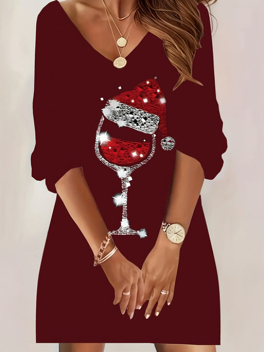 Gerda | Elegantes Weihnachtskleid