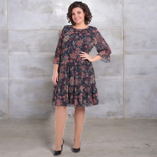 Lena | Neues Frühlingskleid mit Druck