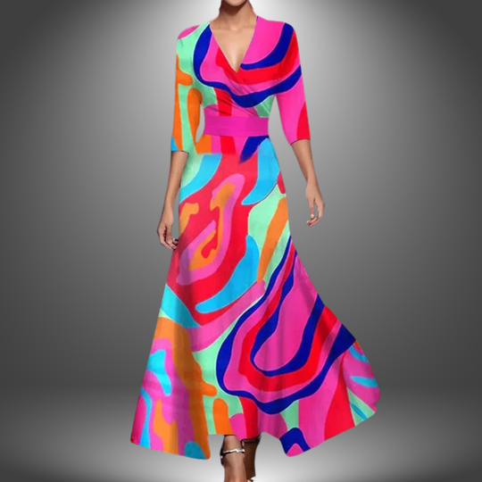 Sole | Langes Damenkleid im kunsthandwerklichen Stil