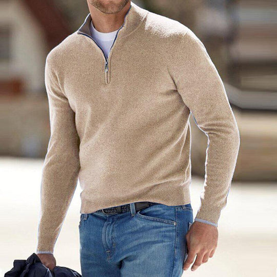 Erik | Hochwertiger Pullover mit Reißverschluss