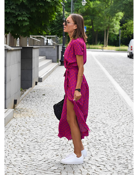 Luisa | Blumenprint-Sommerkleid mit femininer Ausstrahlung