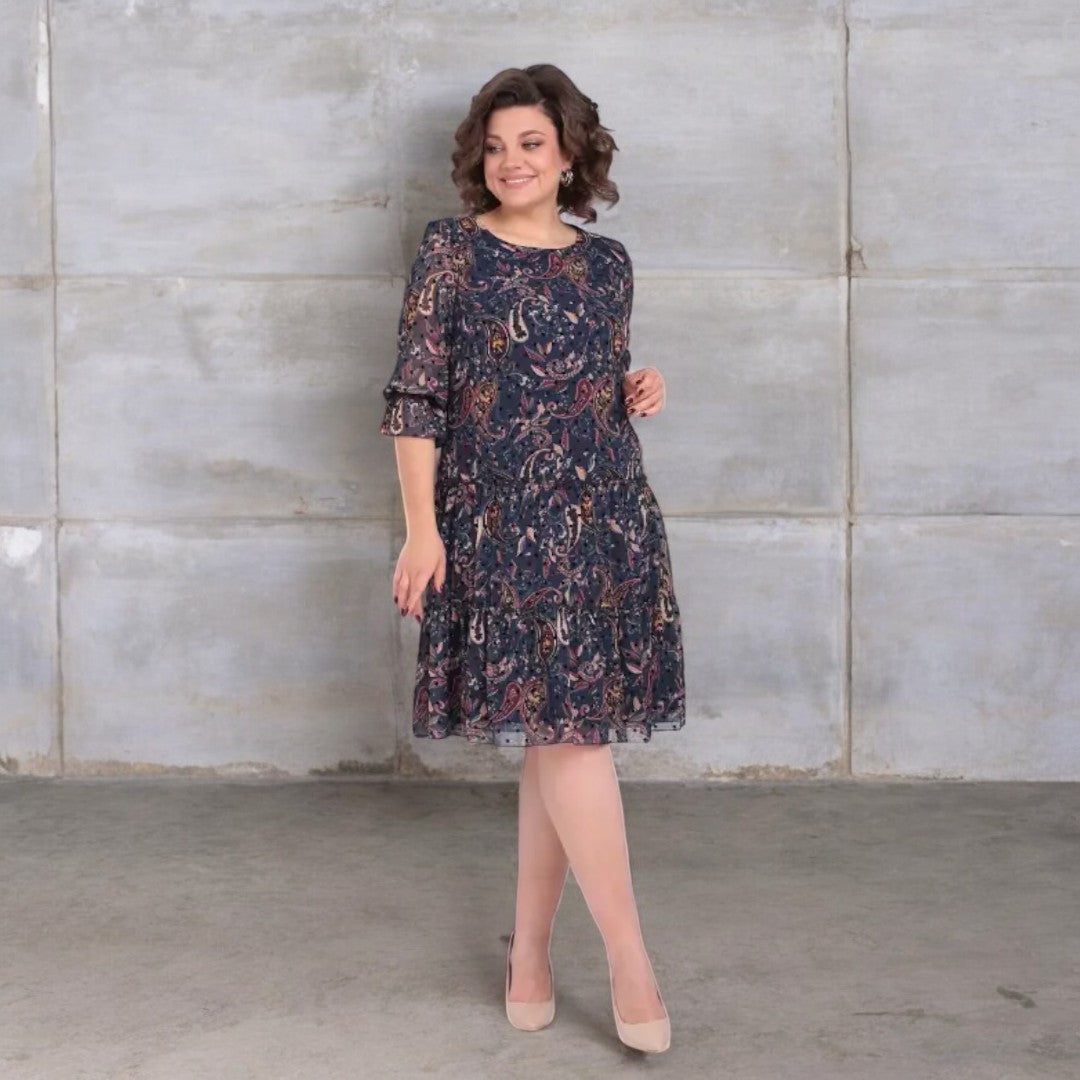 Lena | Neues Frühlingskleid mit Druck