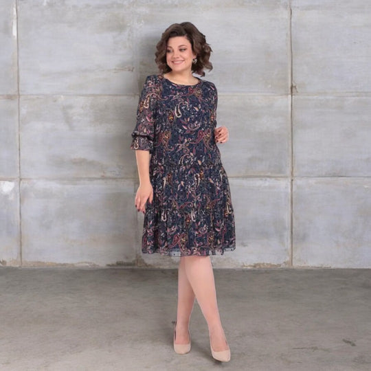 Lena | Neues Frühlingskleid mit Druck