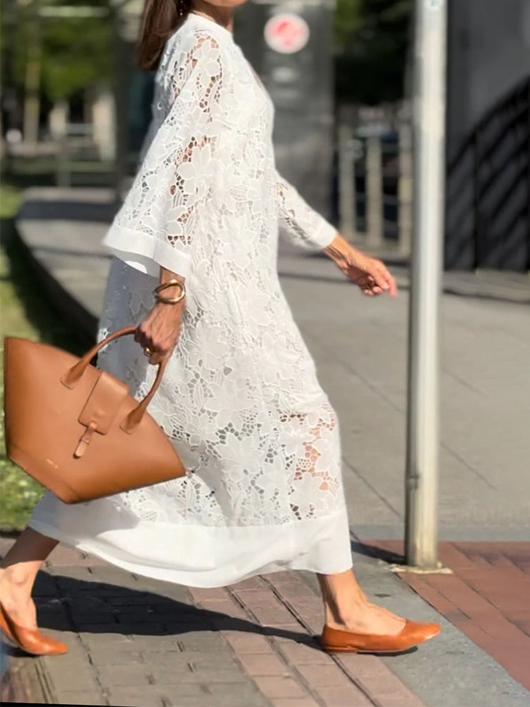 Xaveria | Locker geschnittenes Sommerkleid mit modernem Print