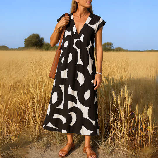 Daniela | Luftiges Sommerkleid mit schmeichelnder Silhouette