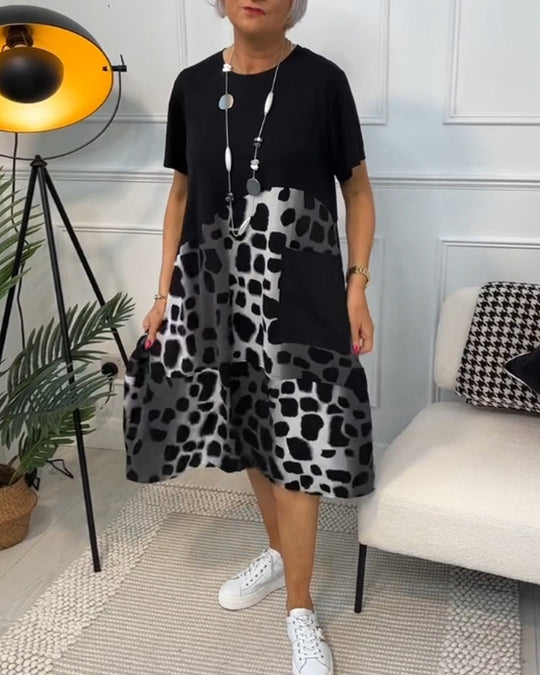Lina | Luftiges Sommerkleid mit klassischem Rundhals