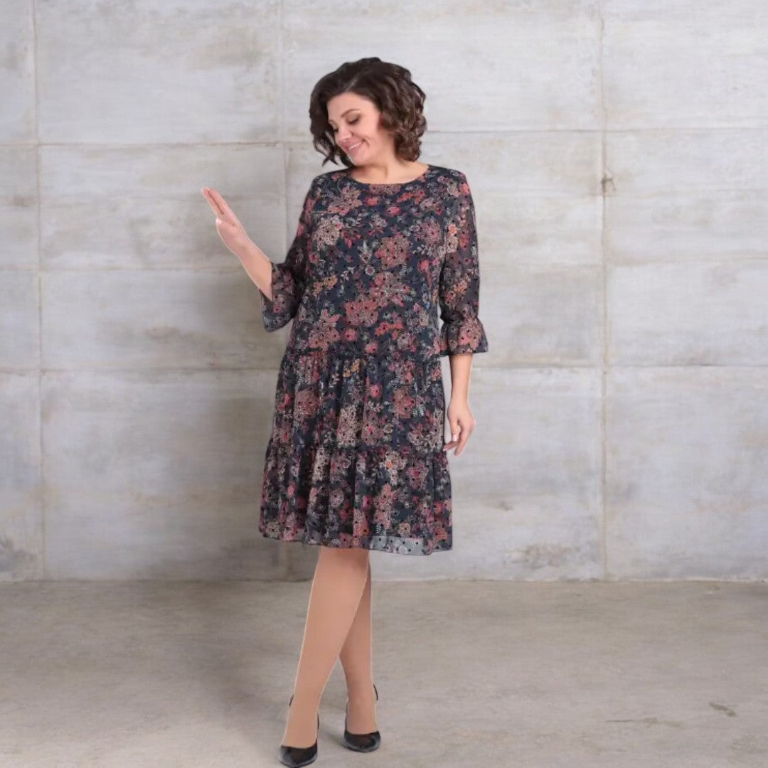 Lena | Neues Frühlingskleid mit Druck