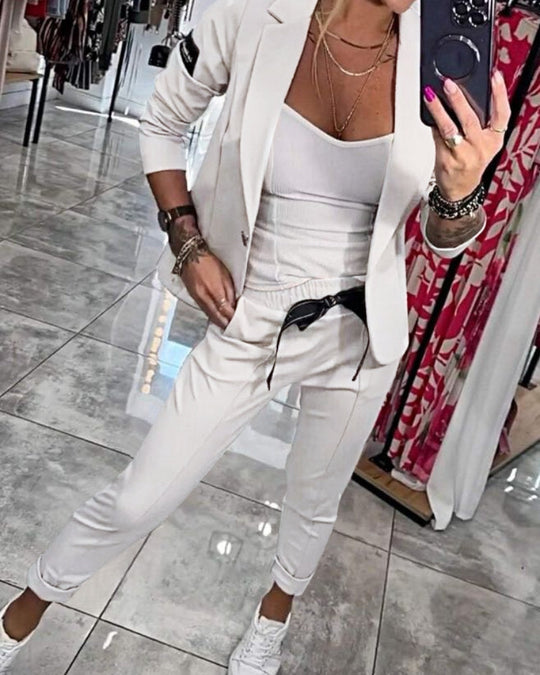 Theresia | Elegantes Zweiteiler-Set mit stilvoller Leichtigkeit für Damen