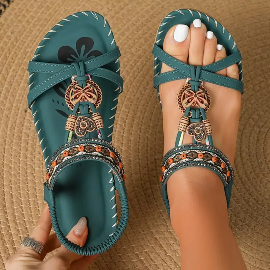 Zwanita | Orthopädische Sandalen im Ibiza-Stil für stilvollen Komfort