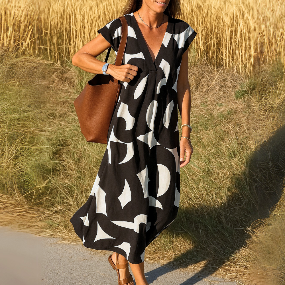 Daniela | Luftiges Sommerkleid mit schmeichelnder Silhouette