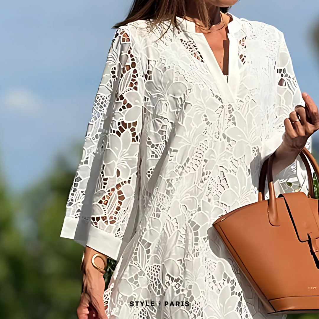 Xaveria | Locker geschnittenes Sommerkleid mit modernem Print
