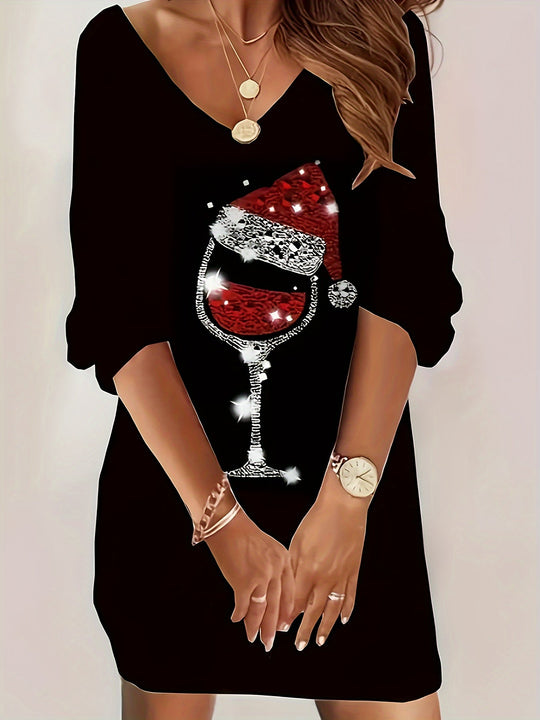 Gerda | Elegantes Weihnachtskleid