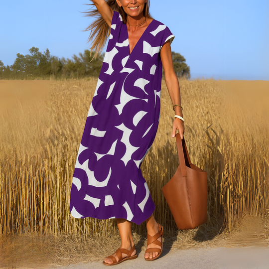 Daniela | Luftiges Sommerkleid mit schmeichelnder Silhouette