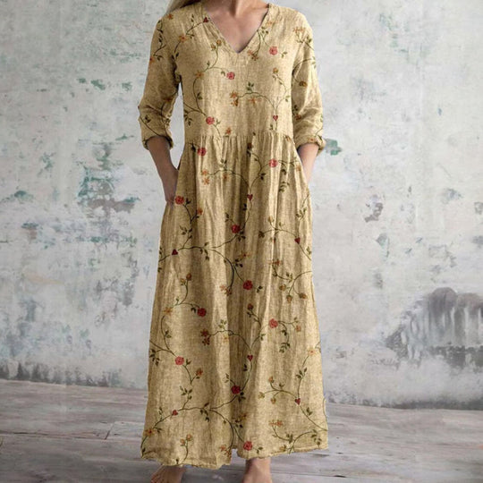 Eliana | Sommerkleid mit Blumendruck und luftiger Passform
