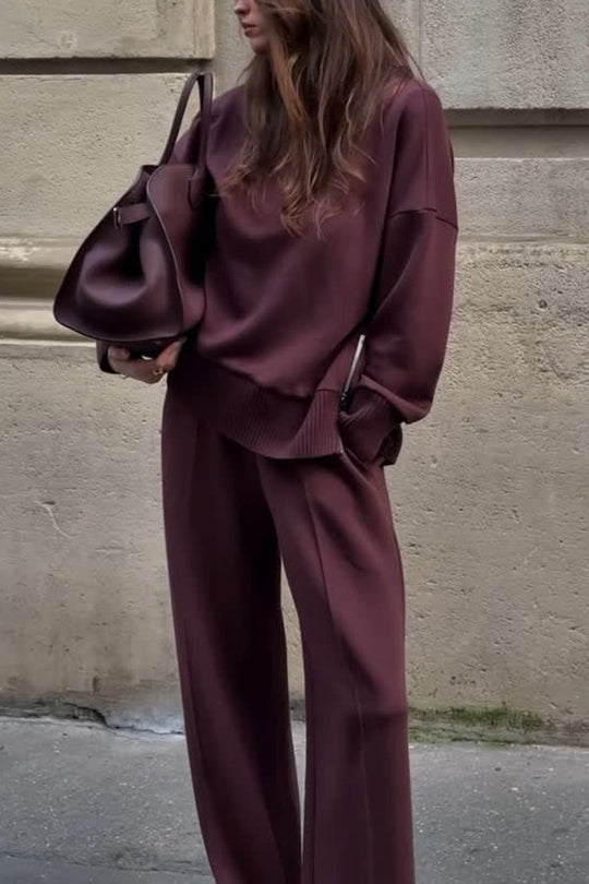 Guilia | Bequemes Strick-Ensemble mit zeitlosem Design