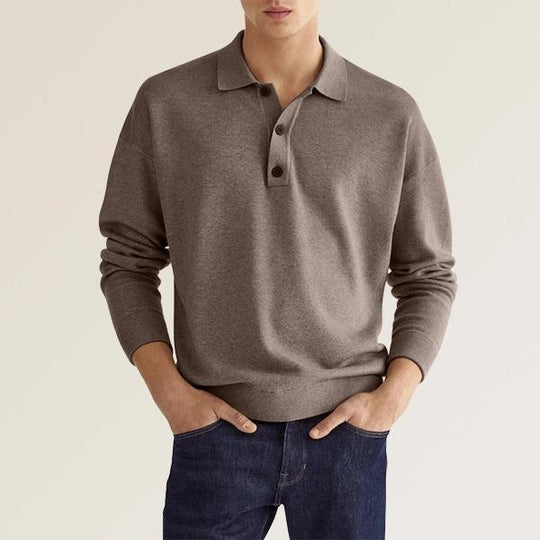 Romain | Elegantes Polo mit langen Ärmeln