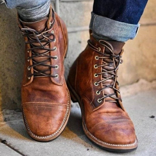 Aaron | Modische Martial-Stiefel mit robustem Design und hohem Komfort