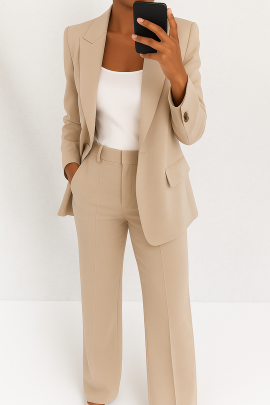 Elfriede | Zeitloses Blazer-Set für stilvolle Auftritte