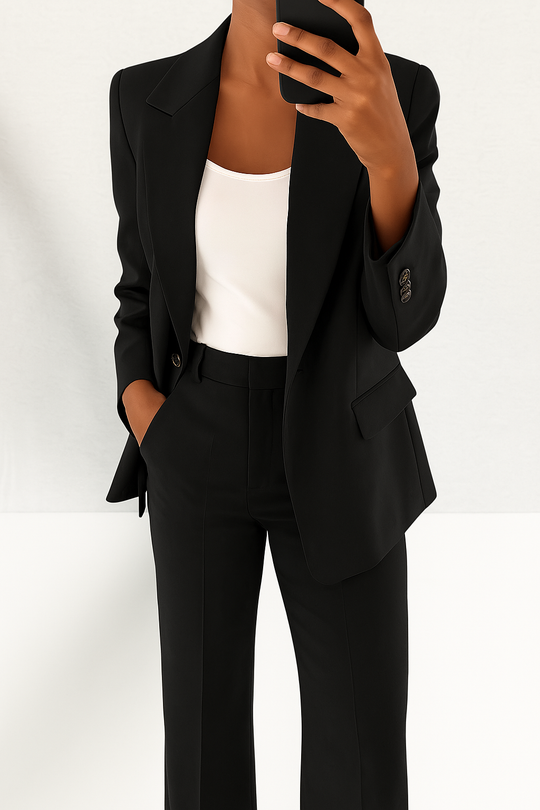 Elfriede | Zeitloses Blazer-Set für stilvolle Auftritte