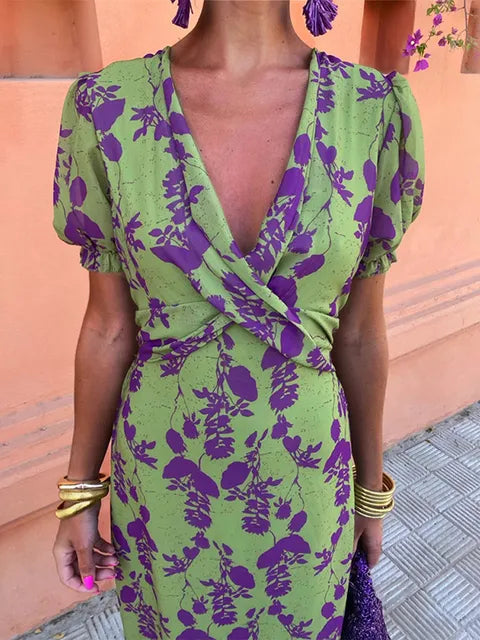 Rhiannon | Sophistiziertes Sommerkleid für elegante Auftritte
