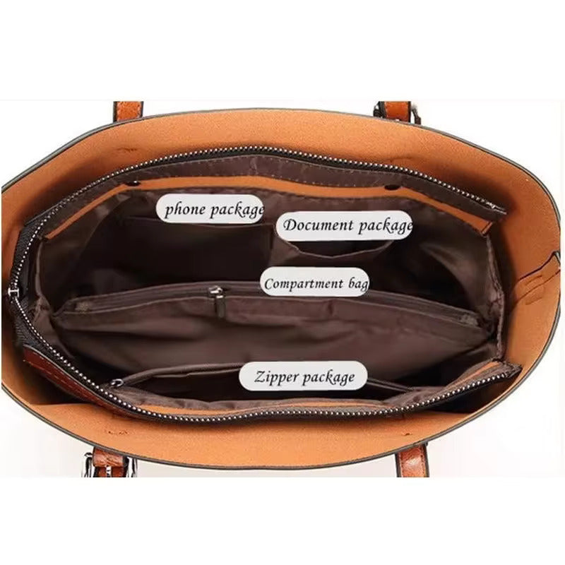 Louisa | Stilvolle Ledertasche für Alltag und Business