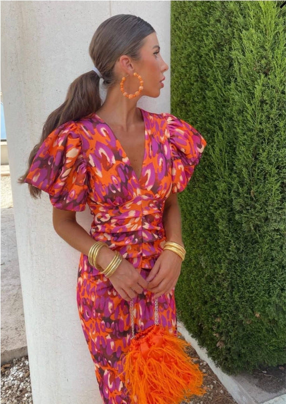 Henriette | Fließendes Maxikleid mit femininer Ausstrahlung