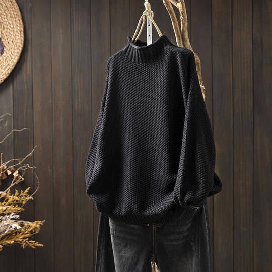 Nanna | Komfortabler Sweater mit hohem Kragen