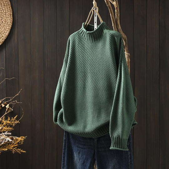 Nanna | Komfortabler Sweater mit hohem Kragen