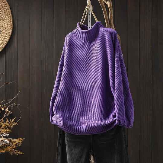 Nanna | Komfortabler Sweater mit hohem Kragen