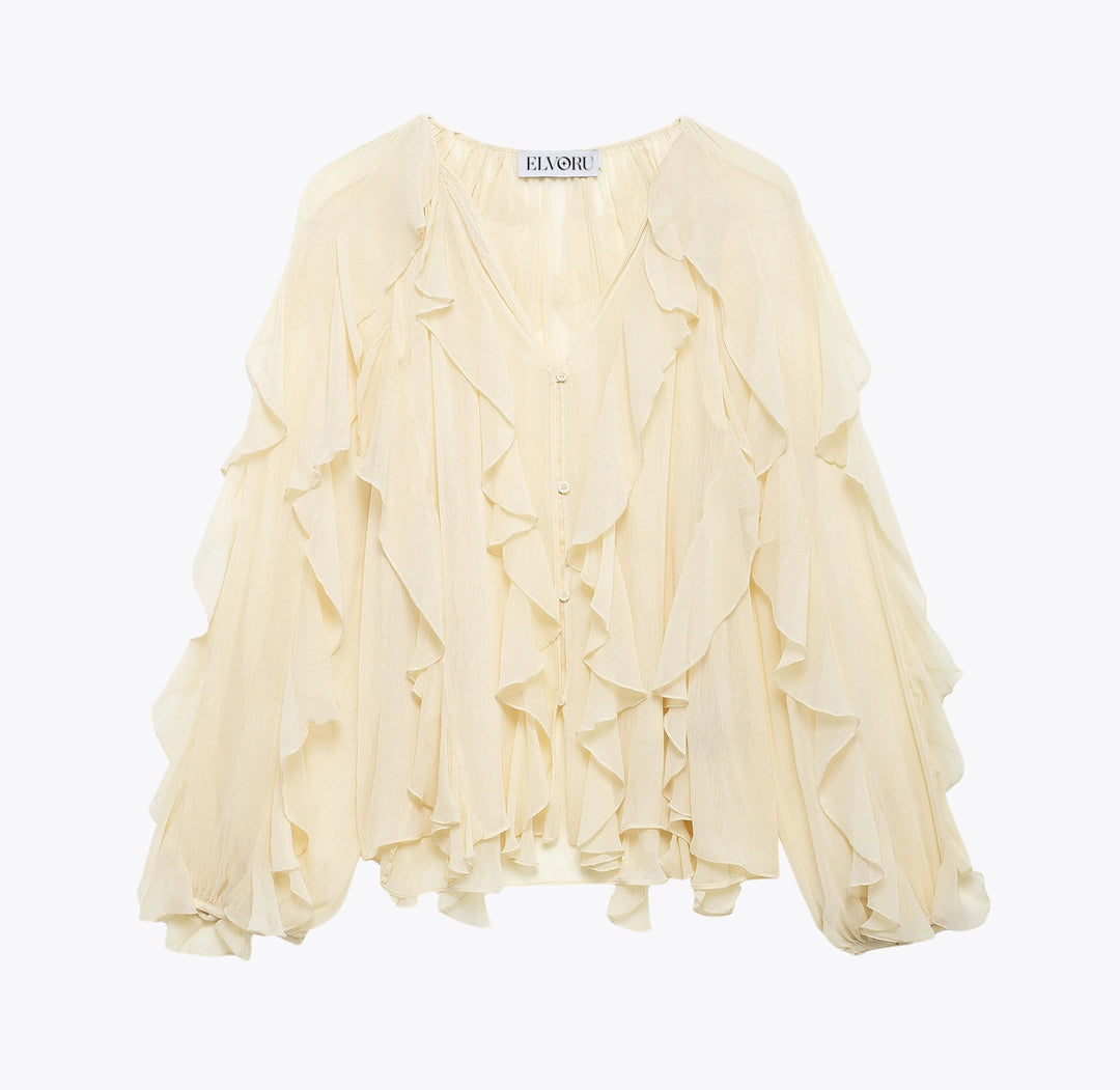 Seraphina | Rüschenbluse für einen eleganten Look