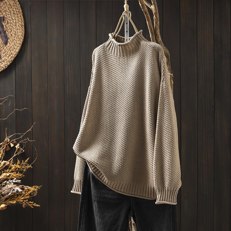 Nanna | Komfortabler Sweater mit hohem Kragen