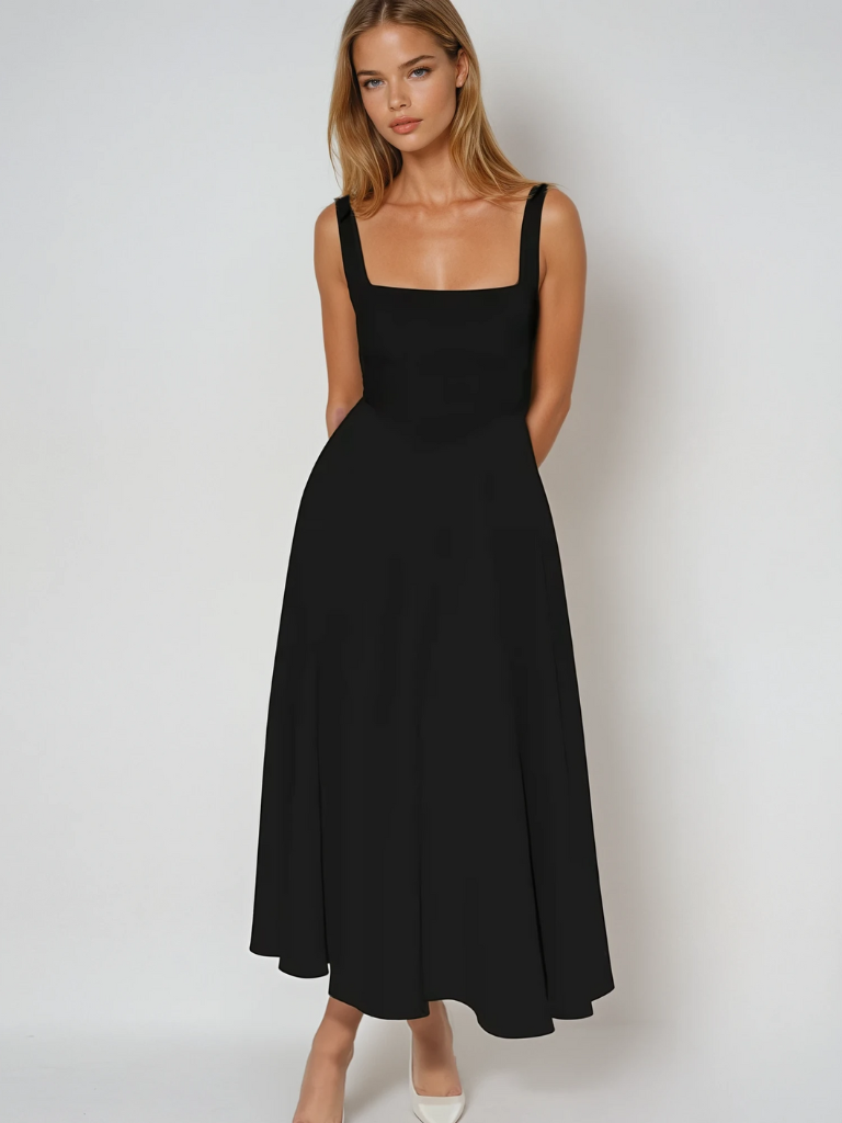Greta | Elegantes Sommerkleid mit fließendem Schnitt
