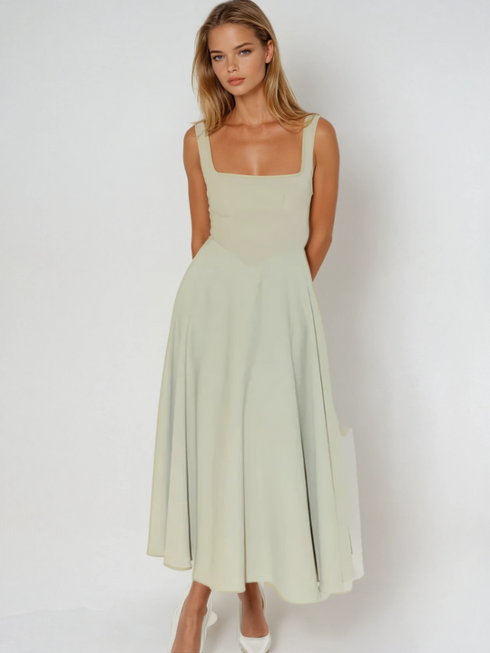 Greta | Elegantes Sommerkleid mit fließendem Schnitt